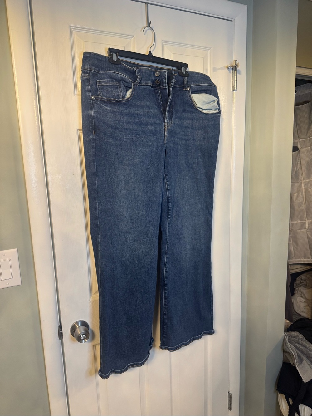 Women’s medium Blue Bootcut Jeans (Lane Bryant)